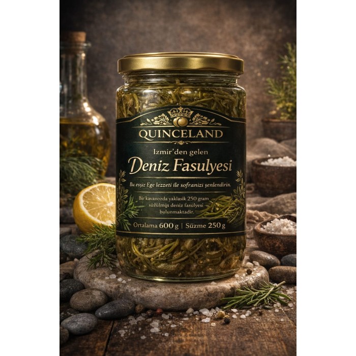 deniz fasulyesi ege den cam kavanoz net 250 gr
