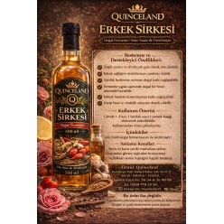 erkek sirkesi cam şişe 500 ml