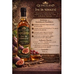 İncir sirkesi cam şişe 500 ml