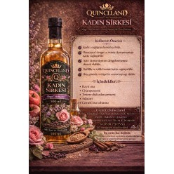 Kadın sirkesi cam şişe 500 ml