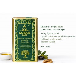 5 lt teneke kutu soğuk sıkım ilk hasat zeytin yağı 0.48 dizem